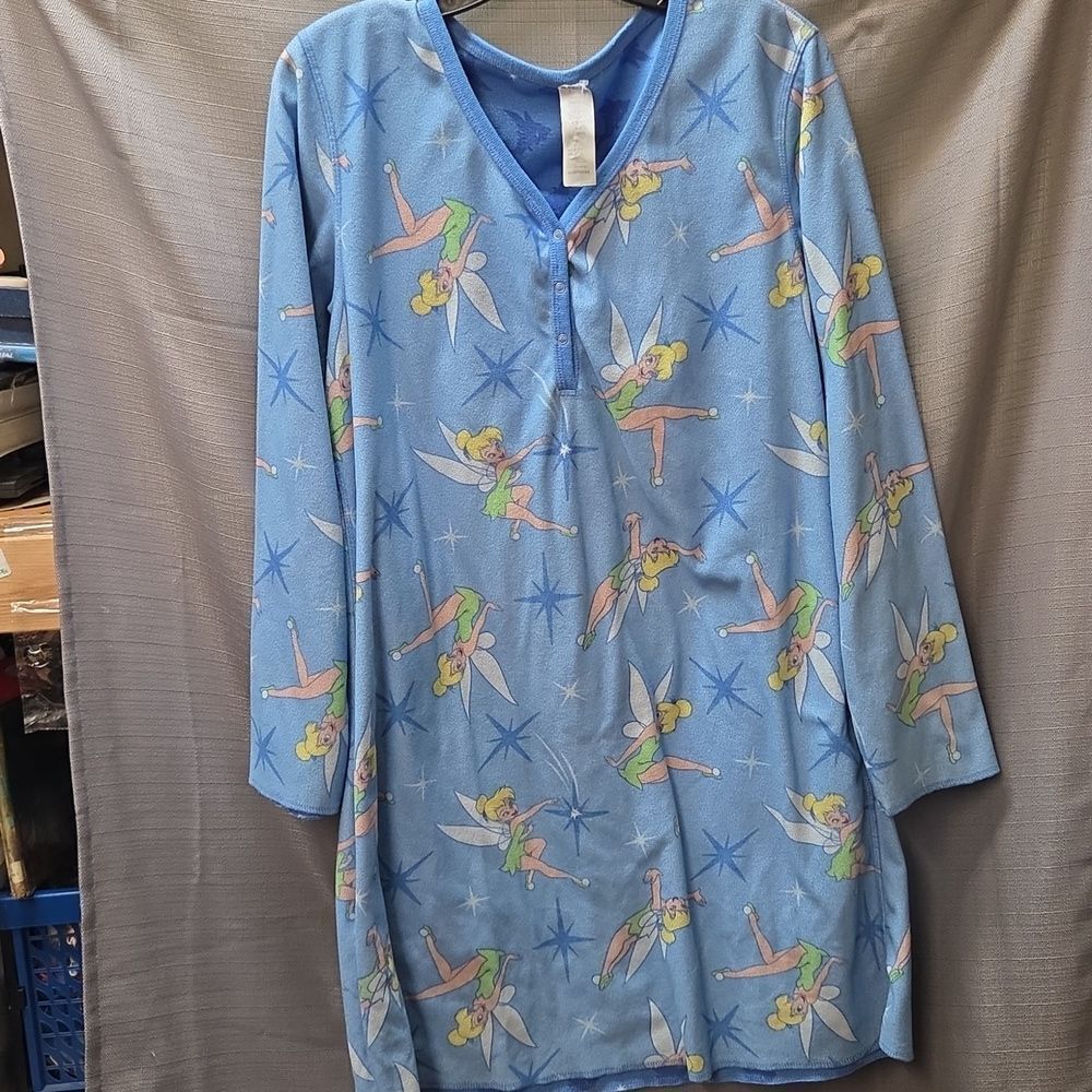 Disney's Tinkerbell Sleeo Shirt And Lounge Pants Adult Size L‎ - Picture 2 of 6